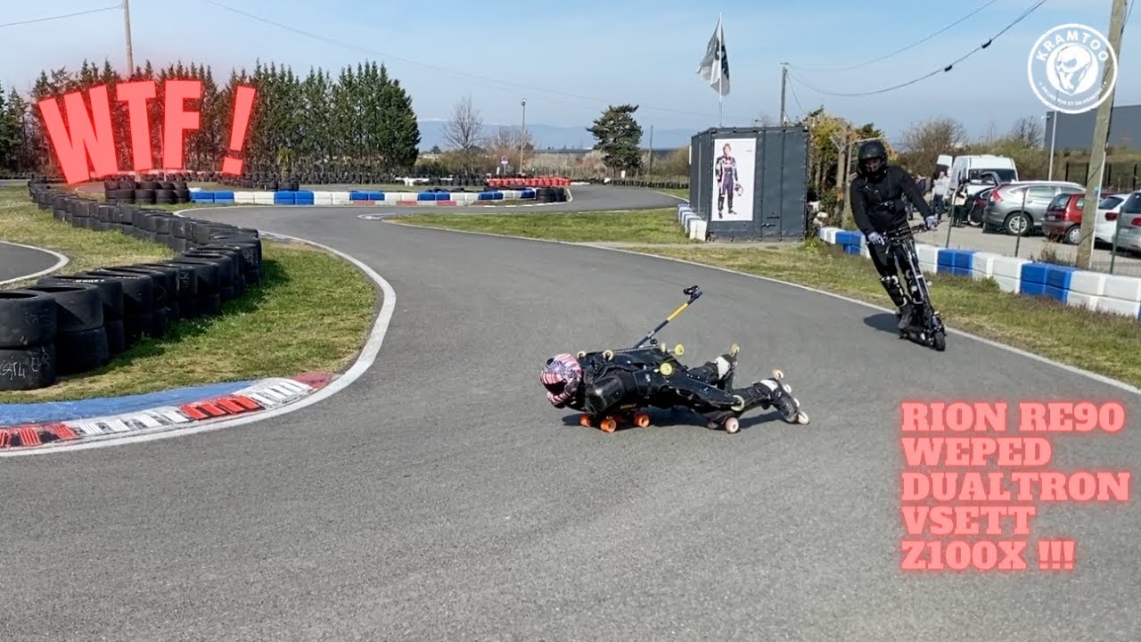 ELECTRIC SCOOTER RACING 1st Race RION RE90 , WEPED , Z100X , Raptor Modified ! Part1/2 YouTube