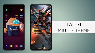 Latest 4 miui 12 theme || miui 12 themes with unique Icons pack and  lock screen screenshot 2