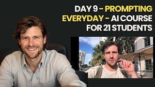 Day 9 Prompting - Building any course program in 7 minutes.