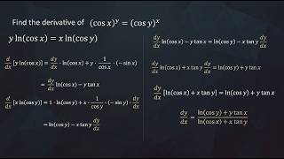 Derivative of Logarithmic &amp; Exponential Functions | Class 12 CBSE | PUC - PART - 7