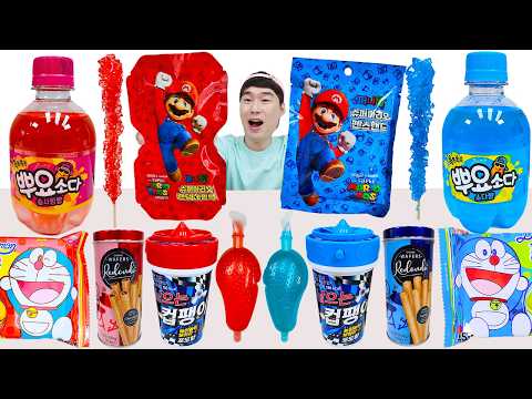 블루 음식& 레드음식 마시멜로 미니언즈 디저트 먹방 모음 Delicious Dessert Food Mukbang Collection 재미있는영상JJAEMI