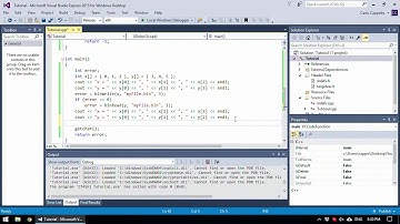 Writing and reading arrays to and from binary files with C++ (Visual Studio tutorial)