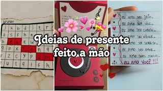 Ideias de presente feito a mão ( dia dos namorados)💖🫶🏻