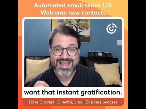 Automated Email Series: How to Welcome New Contacts | Constant Contact