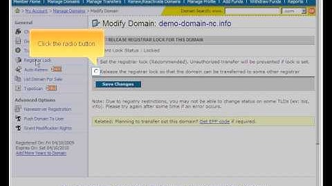 Preparing a domain for transfer from NameCheap.com by MiaShops.