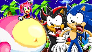 FAT AMY!? - Sonic & Shadow Play Amy The Bottom HEAVY Hedgehog!?