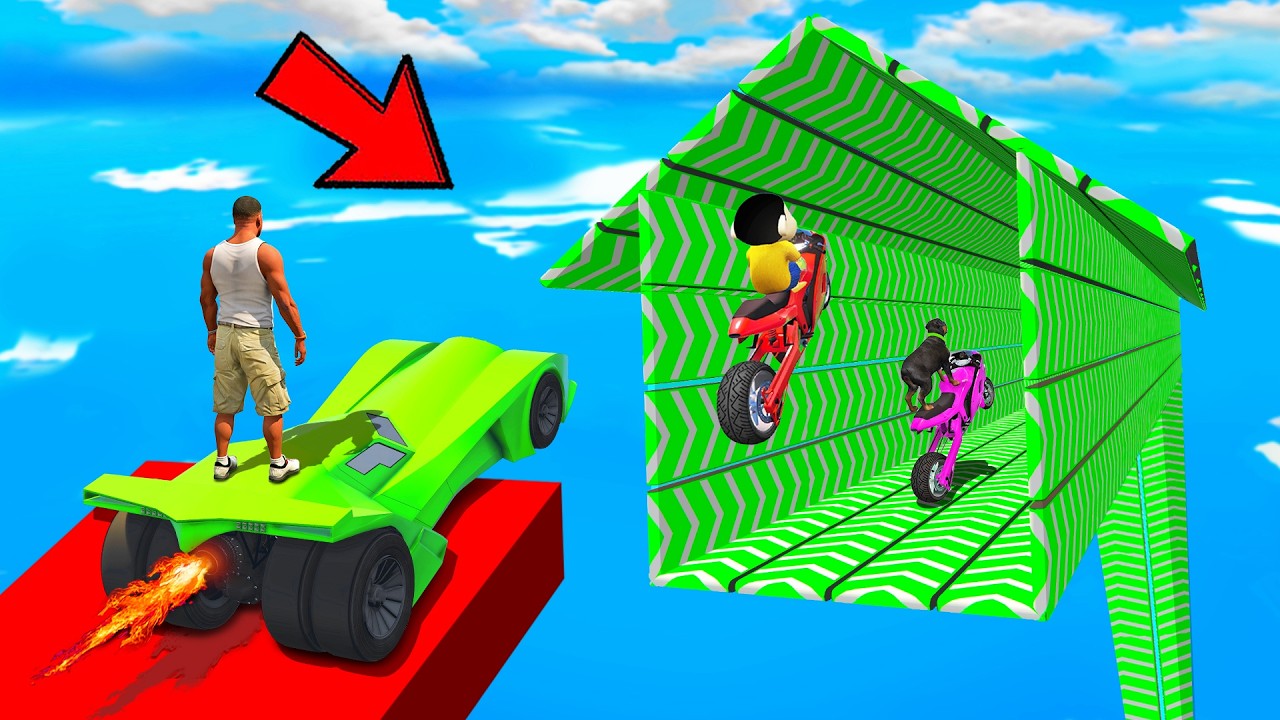 SHINCHAN AND FRANKLIN WENT INTO THE SPEED BOOSTER HOUSE PARKOUR CHALLENGE GTA 5