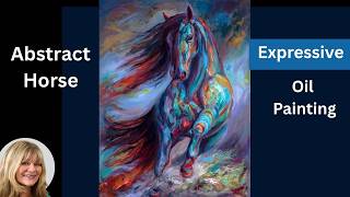 Painting A Dynamic Horse In Oil | Abstract Horse Painting Process With Palette Knife