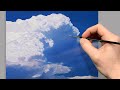 Painting sunny clouds in oil | Episode 223