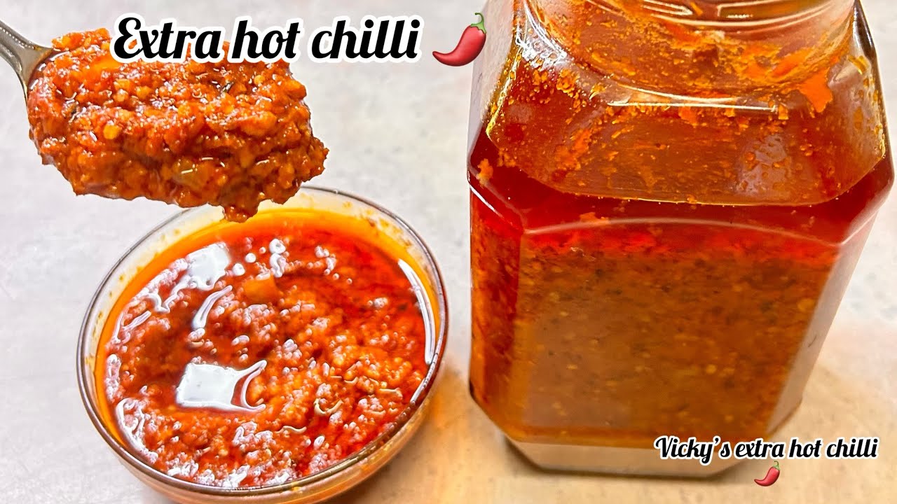 HOW TO MAKE A DELICIOUS EXTRA HOT CHILLI 🌶️ RECIPE AT HOME (XXHOT ...