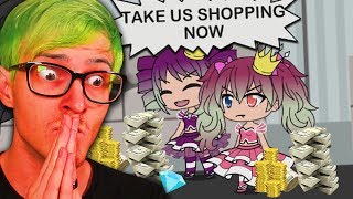 THE TWIN SPOILED BRATS | Gacha Life Reacton (Try not to get angry)