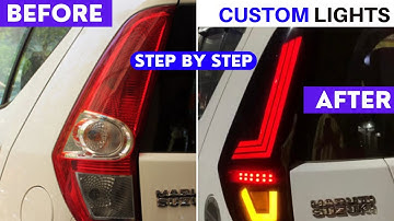 How to Modify car tail lights 2024 | Step by step process of making car tail lights | part 1