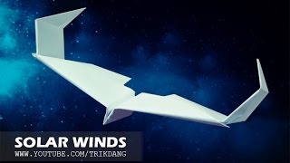 Как сделать бумажный самолетик | Solar Wings