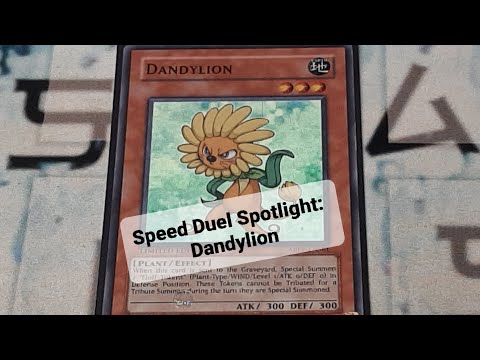 dandelion yugioh card YU-GI-OH! - Dandylion (PGL2-EN030) - Premium Gold: Return of The Bling - 1st Edition You can Special Summon 3 White Fluff Tokens (Plant/WIND/Level 1/ATK 0/DEF 0) in Defense Position Dandylion (Quarter Century Secret Rare)
