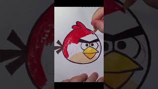 Draw Red Bird from Angry Birds #shorts screenshot 5