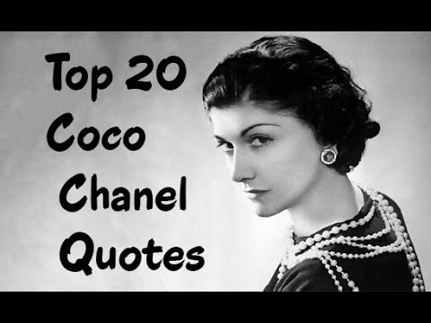 Coco Chanel's best quotes