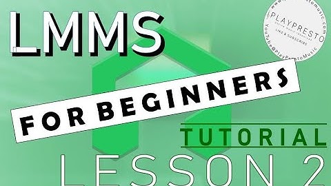 LMMS for Beginners - Lesson 2, Importing Samples