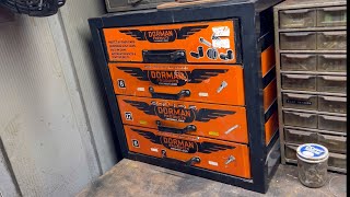 Vintage Dorman 4 drawer organizer / toolbox? awesomeness - YouTube