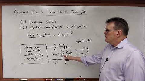 EECE 2112 Module 29:  Advanced Circuit Transformation Techniques