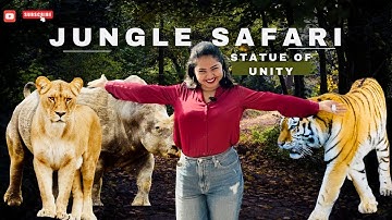 Statue of Unity-Jungle Safari 🦁Sardar Patel Zoological Park,Detailed Tour ❤️🐘🐼 #siathevlogger