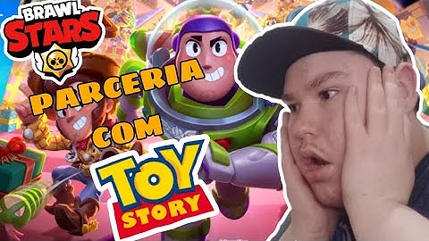 JOGUEI A NOVA ATUALIZAÇÃO DE TOY STORY NO BRAWL STARS