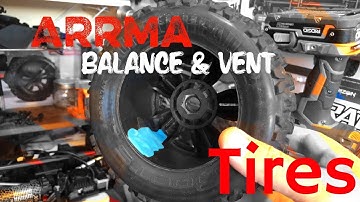 Arrma V4 V5 EXB Essentials - Vent and Balance your RC tires