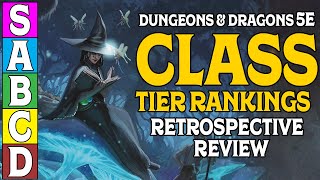 D&D 5e Class Tier Rankings Retrospective Review