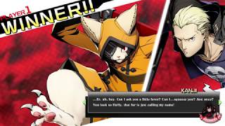 BlazBlue: Cross Tag Battle - Jubei & Kanji's Interactions