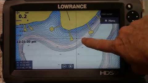 Navionics Fishing Ranges on Lowrance