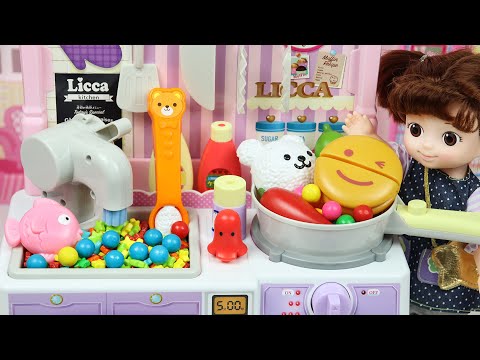 Baby doll kitchen cooking food toys 콩순이 주방놀이 요리놀이 만들기 장난감