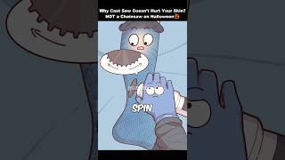 Famous Why Cast Saw💀Doesn't Hurt your Skin? NOT a Chainsaw on Halloween🎃 Wealth