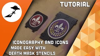 DRD Tutorials: Iconography and Icons with Death Mask Stencils