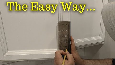 How to Install Cabinet Hardware (The easy way)
