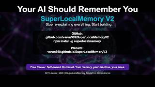 Your AI Forgets Everything. Here's the Fix | SuperLocalMemory V2 #AIMemory #localfirst #codenewbies