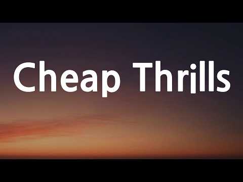 Sia - Cheap Thrills (Lyrics)