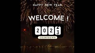 New Year Countdown | new year's eve | january 1 new year's day | happy new year 2023 wishes