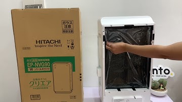 Giới thiệu máy lọc không khí bù ẩm Hitachi EP-NVG90 cảm biến thông minh