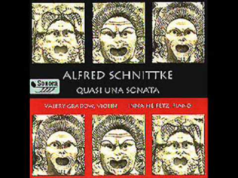 Alfred Schnittke Violin Sonata No. 1, 4th movement, Valery Gradow, violin / Inna Heifetz, piano