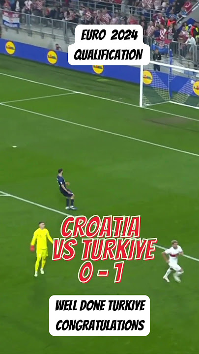 CROATIA VS TURKIYE - EURO QUALIFICATIONS 2024 #croatiafootball #türkiyefutbolfederasyonu #euro2024