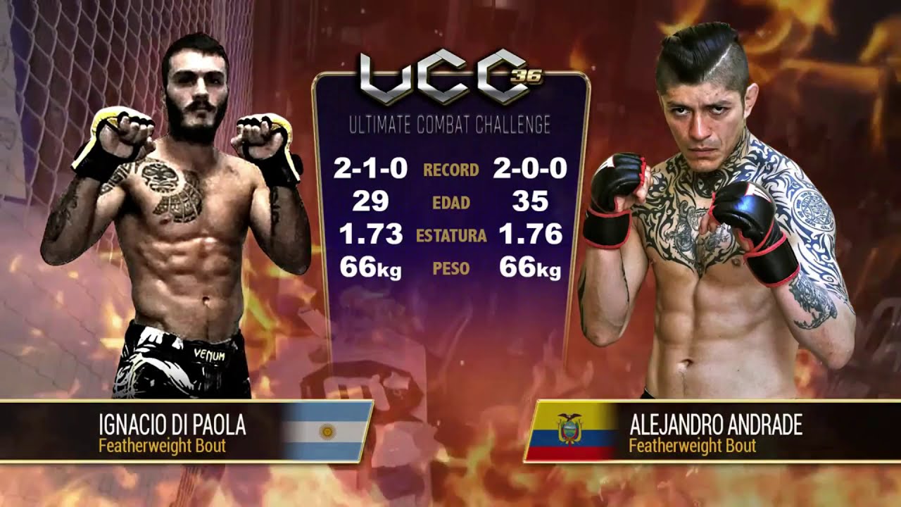 MMA SUPER FIGHT - Ignacio "Nacho" di Paola vs Alejandro Andrade - Complete Fight - Free - UCC#36
