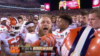 Boulware fires up Clemson before the national championship