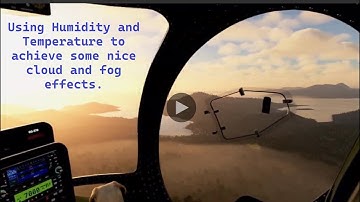 Achieving Some Realism in Fog and Ground Cover with Humidity and Temperature MSFS 2020 VR Flying