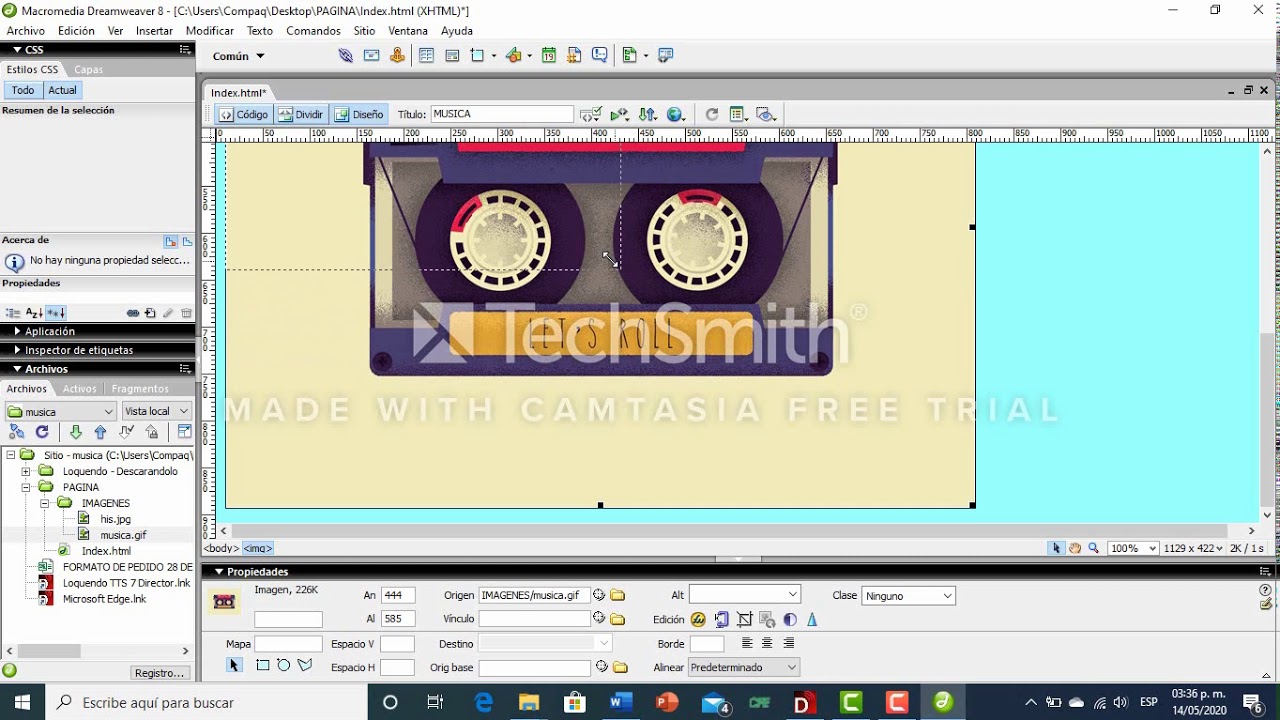 Macromed Website Como Crear Una Página Web En Macromedia Dreamweaver 8 - YouTube