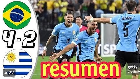 Brazil vs Uruguay Pen 4-2- Resumen All Goals & Copa America 2024