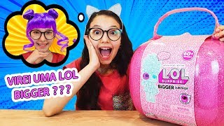 VIREI UMA BONECA LOL SURPRESA !!! LOL SURPRISE BIGGER SURPRISE | Luluca