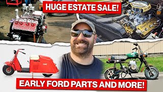 Huge Estate Sale Haul! Early Ford, Hemi, Minibikes and More!