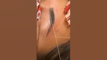 eyebrows threading #subscribetomychannel #eyebrowthreading #shortsvideo #support