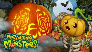 WE CREATED PUNKLETON IRL?!?!? (Pumpkin Carving) - My Singing Monsters
