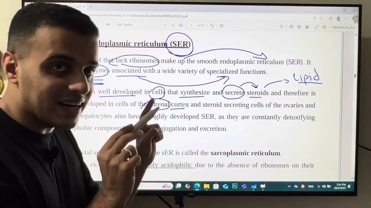 Memberanous organelles 1 (Histology)(اولي طب اسيوط)