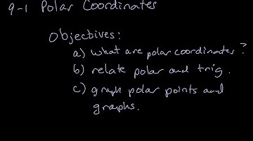 9.1 Polar coordinates (Trig)